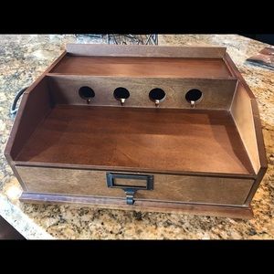 Pottery barn charging station organizer